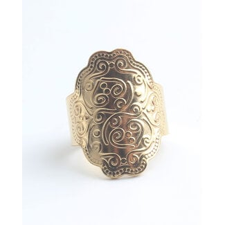 'Tove' Ring Goud - Stainless steel