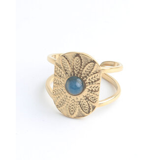 'Jette' Anillo Oro - Acero inoxidable