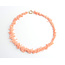 'Pretty shell' Collier Orange - Acier inoxydable