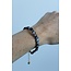 'Heart to heart' Bracelet Dark grey - Stainless steel