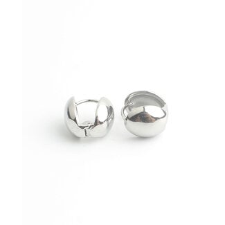 'Dott' Earrings Silver - Stainless steel