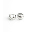 'Dott' Boucles d'oreilles Argent- Acier inoxydable