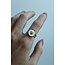 'White love' Anillo Plata - Acero inoxidable