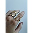 'Star' Ring Gold - Stainless steel