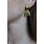 'Karla' Pendientes Oro - acero inoxidable