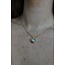 'Cherish' Collier Leopard - acier inoxydable