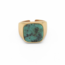 "Estefania" Ring turquoise Gold - Stainless Steel