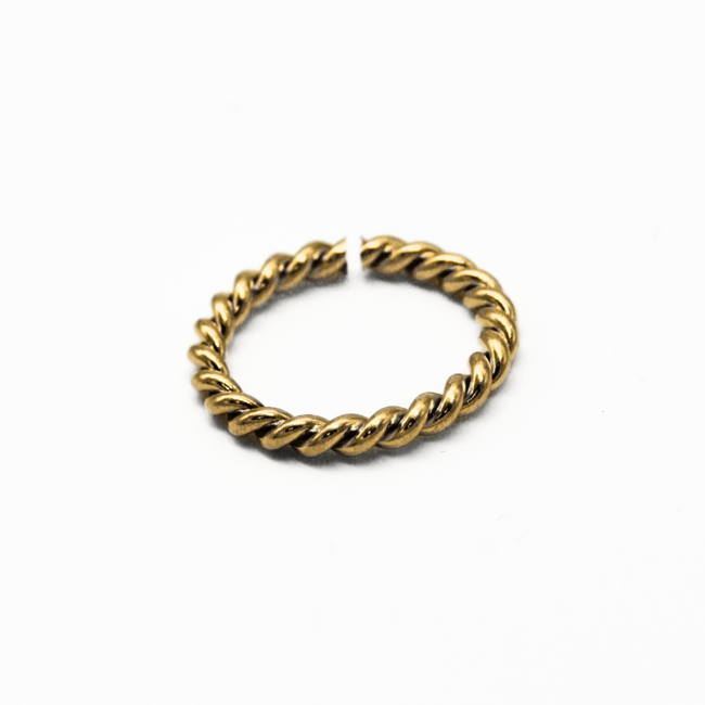 'Yara' ring gold - stainless steel (verstelbaar)