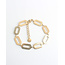 'Bine' Pulsera - acero inoxidable