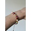 'Rainbow shell' Armband - Stainless steel