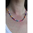 'Real shell' Collar Arcoiris - Acero inoxidable