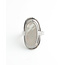 'Yuna' Ring Silver - Stainless steel (adjustable)