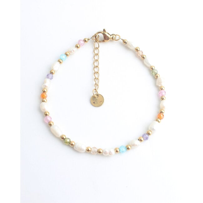 'Cille' Pulsera - acero inoxidable