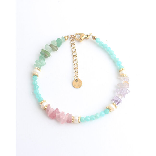 'Maud' Pulsera - acero inoxidable