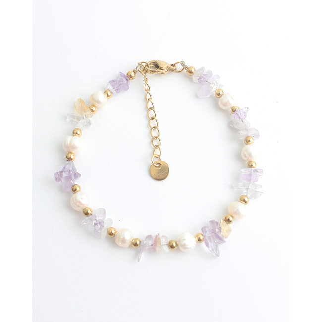 'Madde' Pulsera - acero inoxidable