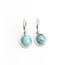 'Ovally' Earrings Blue - Stainless steel