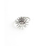 'Lina' Bague Argent - Acier inoxydable (ajustable)