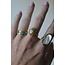 'Lina' Ring Gold - Edelstahl (verstellbar)