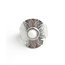 'Nanne' Ring Zilver Wit - Stainless steel (Verstelbaar)