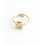 'Teddy'  Ring Gold- Stainless steel (adjustable)