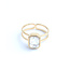 'Rinne' Anillo Oro - Acero inoxidable (Ajustable)