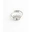 'Eye' Anillo Plata - Acero inoxidable (ajustable)