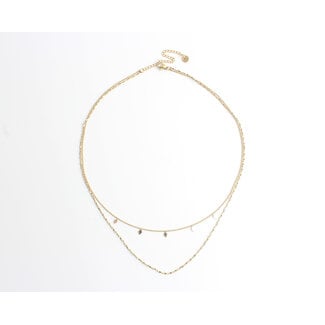 'Raya' Necklace Gold - Stainless steel