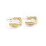 'Rubbie' Earrings Gold- Stainless steel