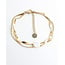 'Noralie' Bracelet Or Blanc - Acier inoxydable