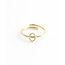 'Alita' Anillo Oro - Acero inoxidable (ajustable)