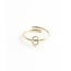 'Alita' Ring Gold - Stainless steel (adjustable)