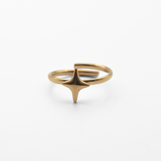 'Starly'   Ring Gold - Stainless steel (adjustable)