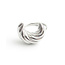 'Croissant' Anillo Plata - Acero inoxidable (ajustable)