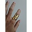 'Wild flower' Anillo Plata - Acero inoxidable (ajustable)