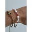 'Carmen' Armband Parel Mutlicolor - Stainless steel