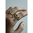 'Crabby' Anillo Oro - Acero inoxidable (ajustable)