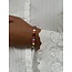 'Heartbeat' Armband Multicolor - Stainless steel