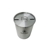 Pathfinder Stainless Steel 48oz Nesting Cup And Lid Set