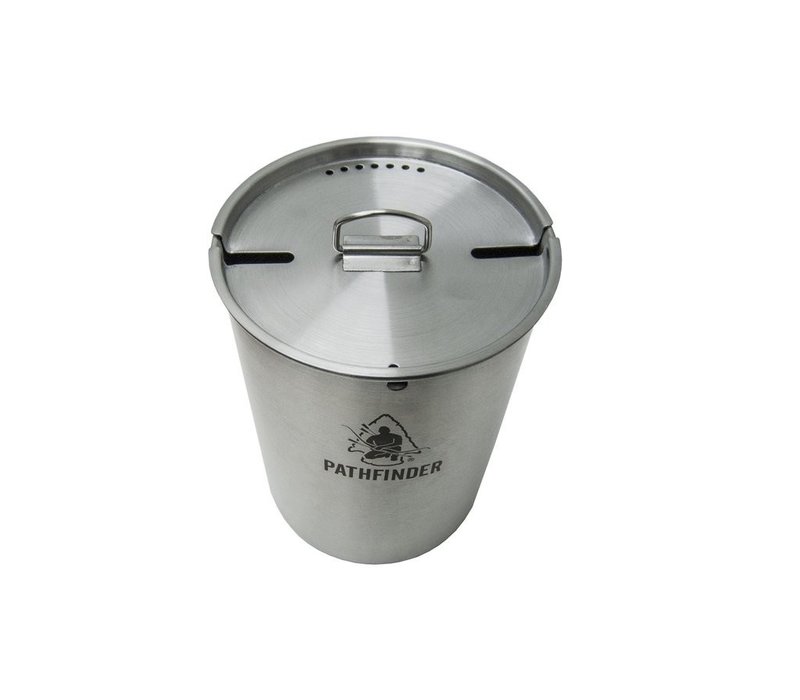 Pathfinder Stainless Steel 48oz Nesting Cup And Lid Set