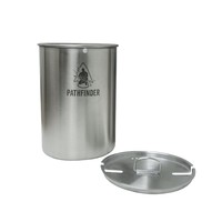 Pathfinder Stainless Steel 48oz Nesting Cup And Lid Set