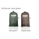 DD Hammocks Tarp 4x4 - Olive Green or Coyote Brown