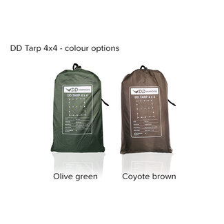 DD Hammocks DD Hammocks Tarp Olive Green of Coyote Brown  4x4