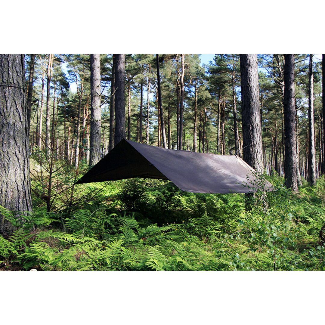 DD Hammocks Tarp XL Olive Green of Coyote Brown  4,5 x 3