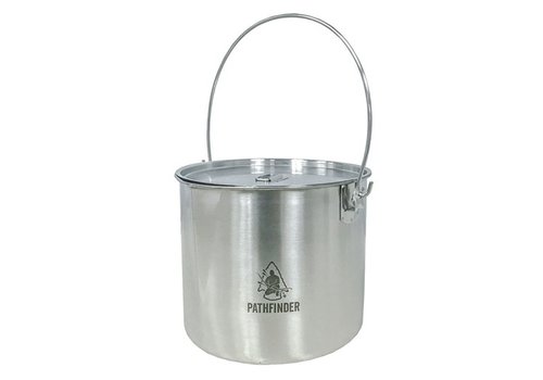 Pathfinder School Pathfinder Edelstahl-Buschtopf mit Deckel (3,5 L)