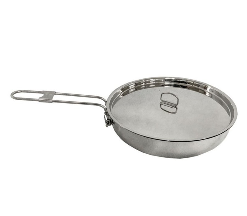 Pathfinder stainless steel frying pan with lid