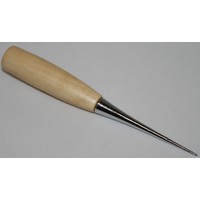Awl with  herrywood Handle 120mm for leather processing