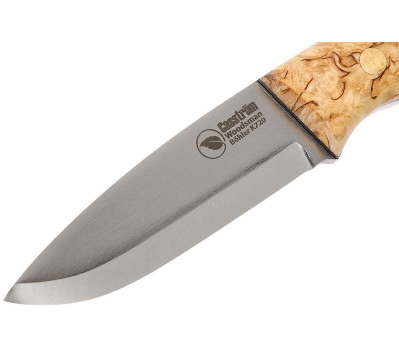 Casstrom Woodsman Knife Curly Birch