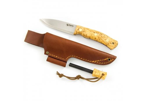 Casstrom Casstrom No. 10 Swedish Forest Knife Curly Birch met Firesteel