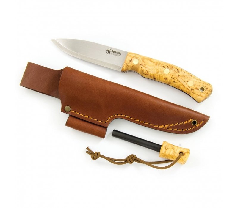 Casstrom No. 10 Swedish Forest Knife Curly Birch with Firesteel