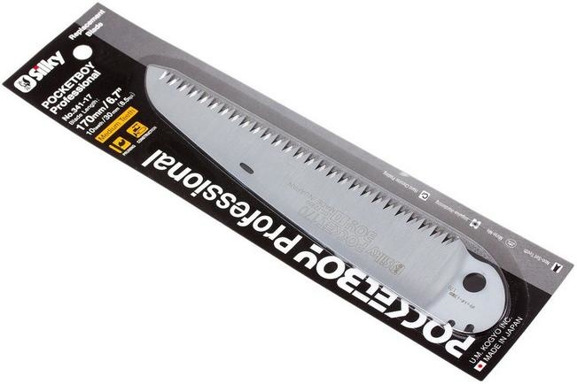 Reserve zaagblad voor de Silky Pocketboy 170-10 - Silky - Authentiek Premium Japans Staal - Zilver - 17 cm x 4 cm